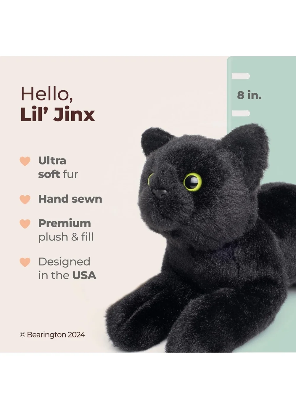 Black Velvet Pumpkin & Plush Black Cat Home Accent Duo